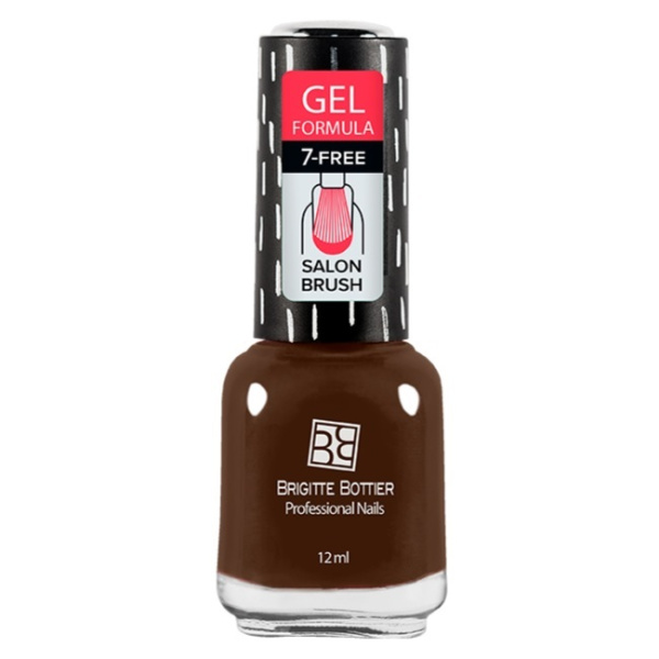 Лак для ногтей Brigitte Bottier Gel Formula, т. 32 кофе, 12 мл