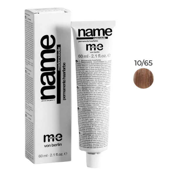 Краситель MeMademoiselle Me Name 10/65 ультрасветлый блондин фиолетово-красный, 60 мл Краситель MeMademoiselle Me Name 10/65 ультрасветлый блондин фиолетово-красный, 60 мл