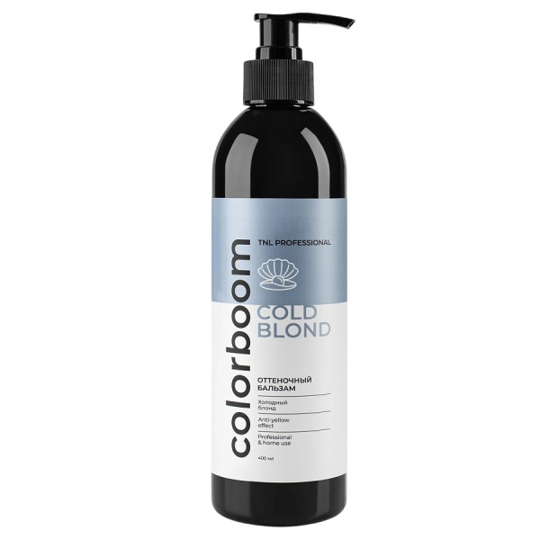 Оттеночный бальзам TNL Color Boom холодный блонд, 400 мл