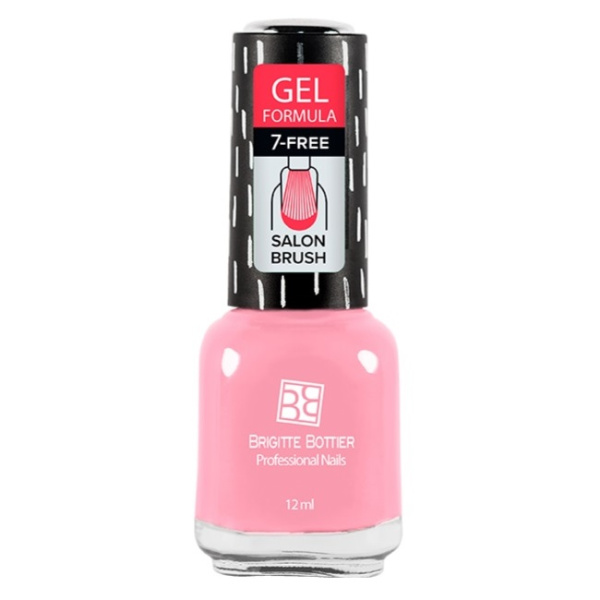 Лак для ногтей Brigitte Bottier Gel Formula, т. 67 средне-розовый, 12 мл