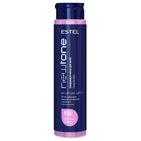 Тонирующая маска для волос Estel Haute Couture Newtone 9/65 блондин фиолетово-красный, 400 мл
