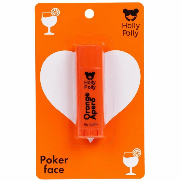 Holly Polly Poker Face Бальзам для губ Orange Apero, 4,8 г