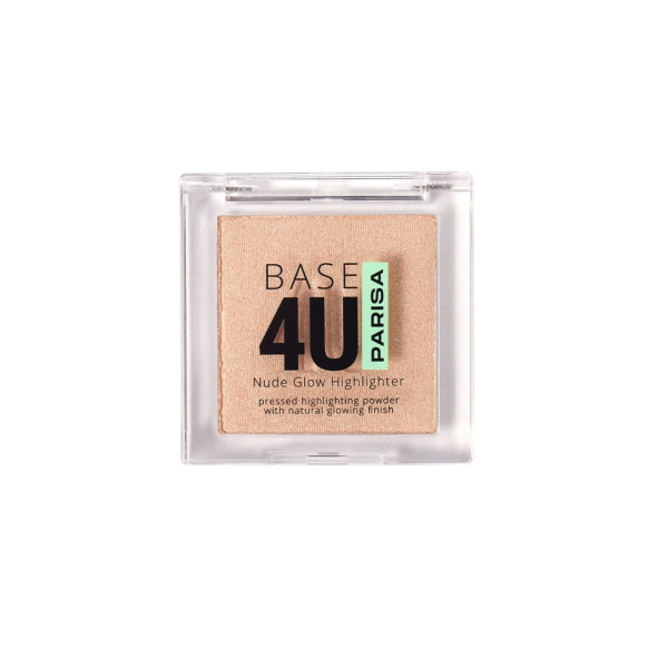 Пудра-хайлайтер для макияжа лица Parisa Base 4U, т. 01 light