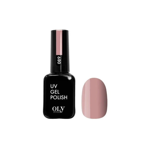 Гель-лак для ногтей Oly Style т. 089 кремово-розовый, 10 мл