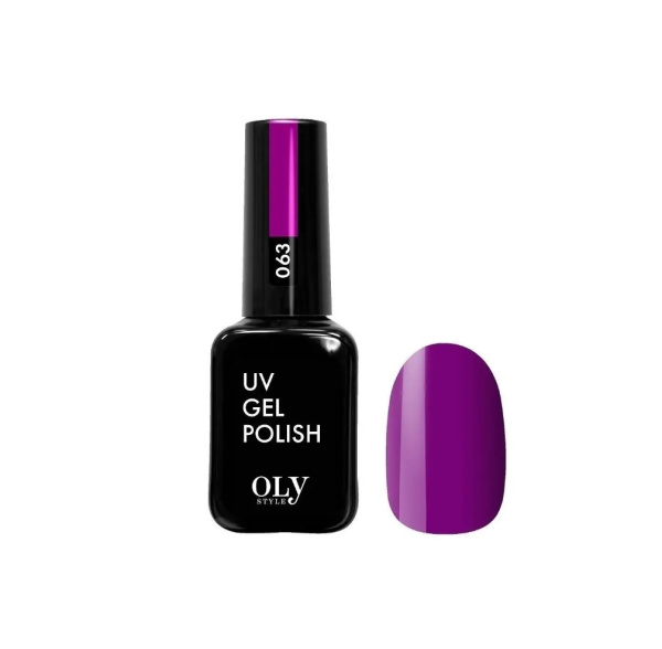 Гель-лак для ногтей Oly Style т. 063 фуксия, 10 мл