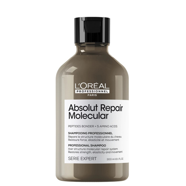 Бессульфатный шампунь для восстановления L’Oreal Absolut Repair Molecular, 300 мл акция