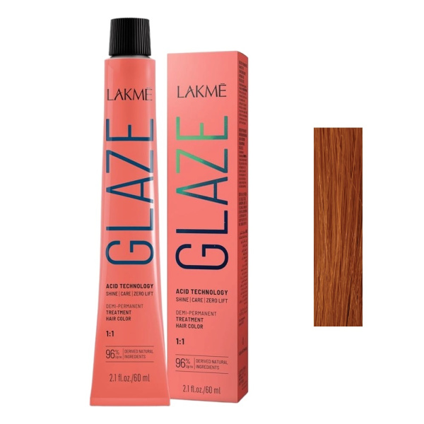 Краситель полуперманентный Lakme Glaze 7/40 имбирь, 60 мл
