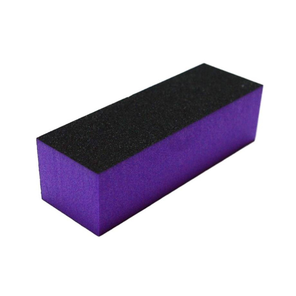 Баф трехсторонний Архитектор красоты 80/150/240 purpule