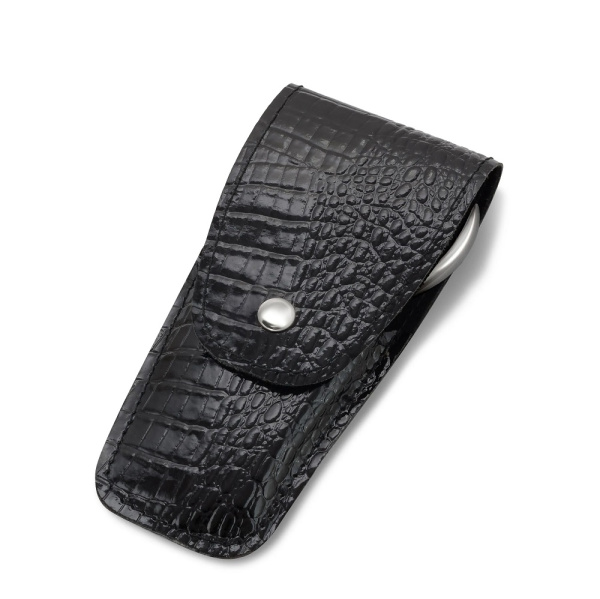 Silver Star Маникюрный набор МН 04-2 черный, 4 предмета, на кнопке 