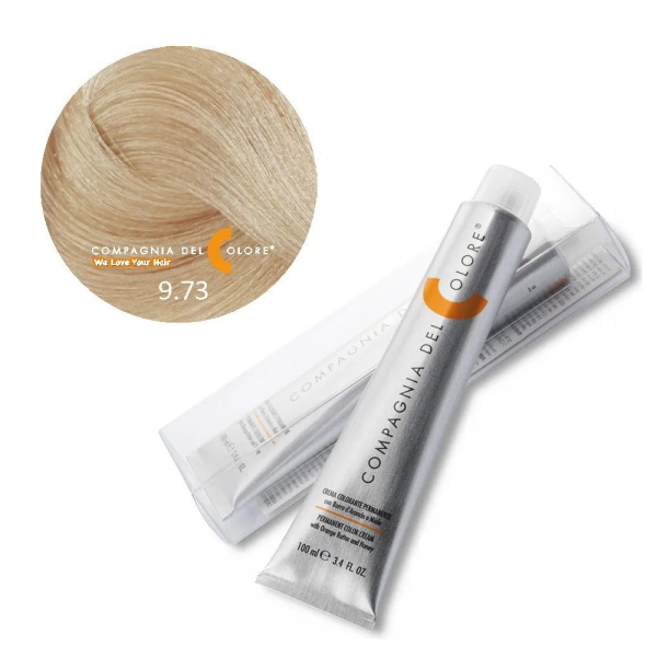 Крем-краска Del Colore 9/73 блондин с оттенком ореха, 100 мл