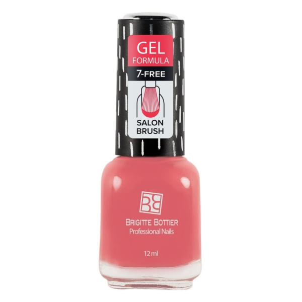 Лак для ногтей Brigitte Bottier Gel Formula, т. 09 розовый, 12 мл