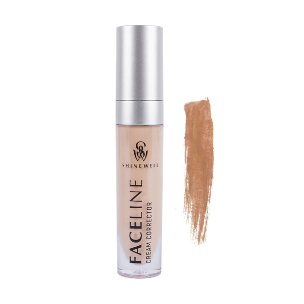 Корректор кремовый для лица Shinewell, т. 04 тёмно-бежевый, 9 г