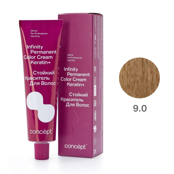 Краситель Concept Infinity 9.0 светлый блондин, 100 мл