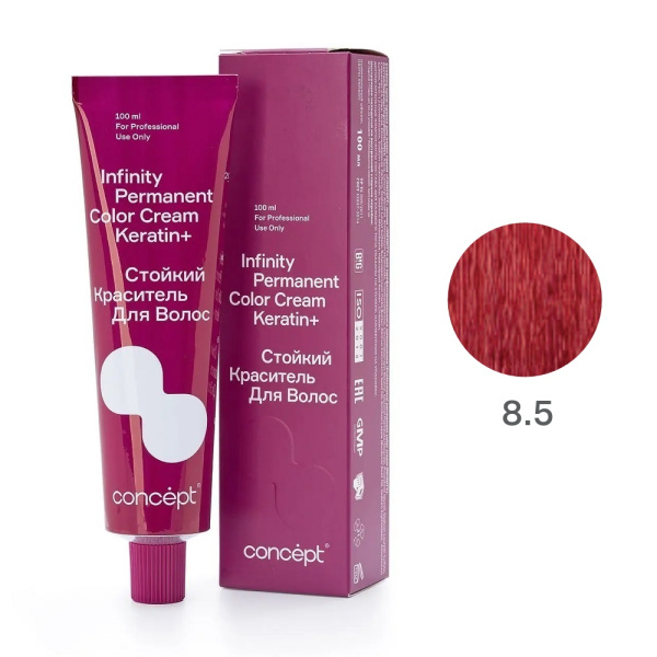 Краситель Concept Infinity 8.5 блондин красный, 100 мл