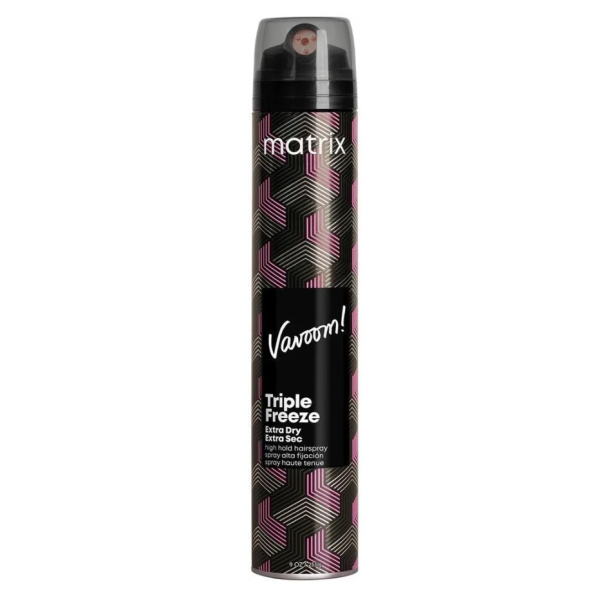 Лак-спрей для экстрафиксации с тройным диффузором Matrix Vavoom Triple Freeze Extra Dry, 300 мл Лак-спрей для экстрафиксации с тройным диффузором Matrix Vavoom Triple Freeze Extra Dry, 300 мл