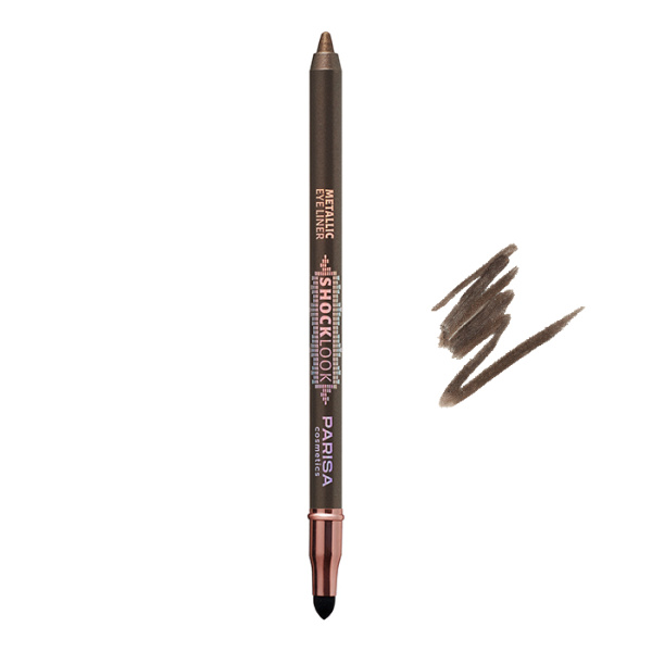 Карандаш для глаз Parisa металлик, т. 906 cocoa, 6 г