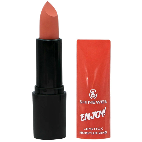 Помада увлажняющая для губ Shinewell Enjoy, т. 03 персиковый, 3 г
