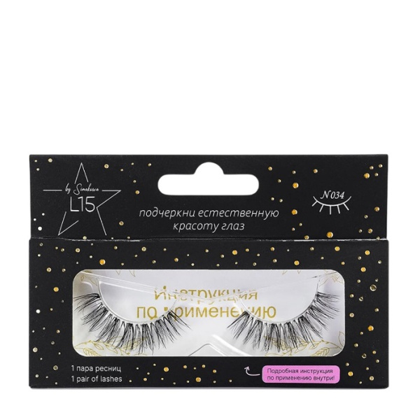 Накладные ресницы Star L15 N034