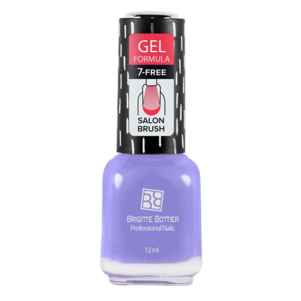 Лак для ногтей Brigitte Bottier Gel Formula, т. 40 голубая сирень, 12 мл