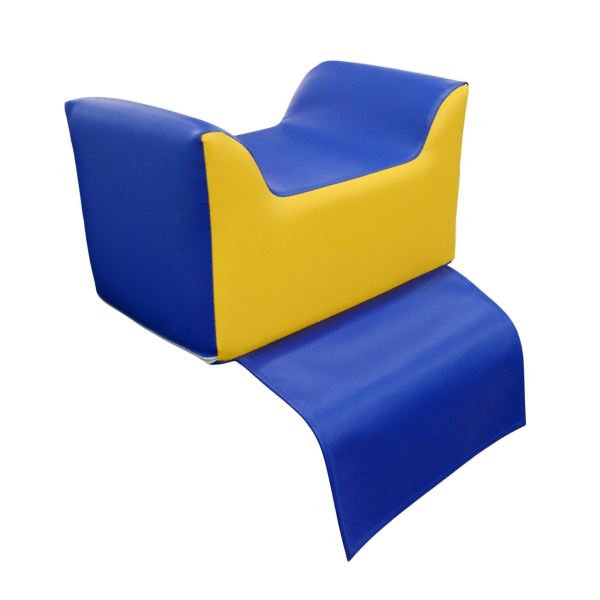 Сиденье детское Имидж Мастер Юниор, желтый/бока голубой