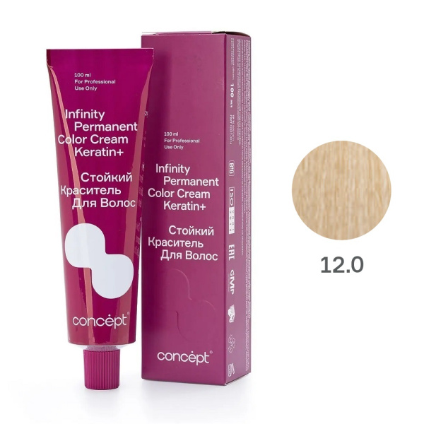 Краситель Concept Infinity 12.0 экстра светлый блондин, 100 мл
