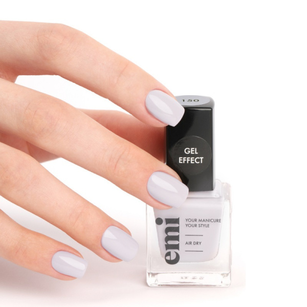 Лак ультрастойкий EM.I Gel Effect №150 мелкий дождь, 9 мл