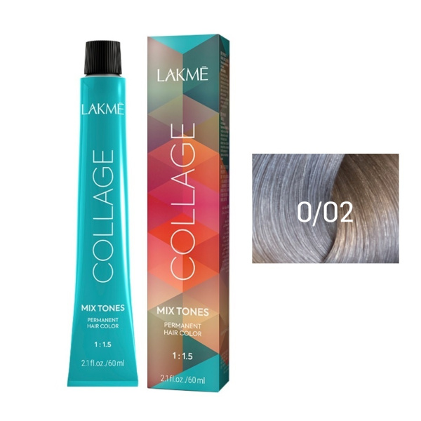 Микстон Lakme Collage Mix 0/02 серебряный, 60 мл