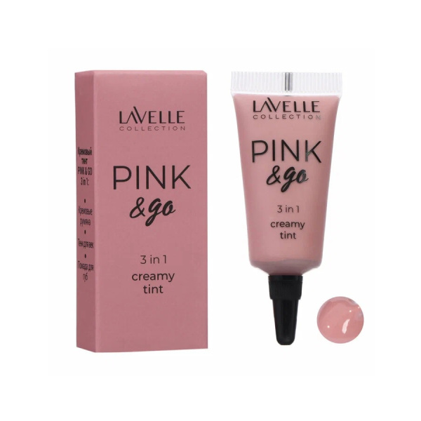 Тинт кремовый 3 в 1 Lavelle Collection Pink Go, т. 01, 7 мл