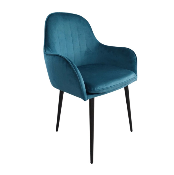 Кресло MassLife Санрайс Эвита 19 изумрудный, металл черный