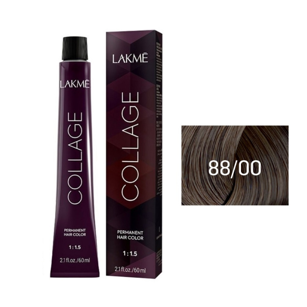 Крем-краска Lakme Collage 88/00 блондин интенсивный, 60 мл