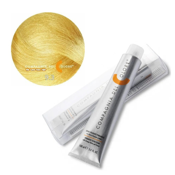 Крем-краска Del Colore 9/3 блондин золотой, 100 мл