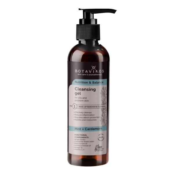 Гель очищающий для жирной и проблемной кожи Botavikos, 200 мл