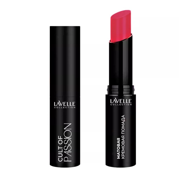 Помада матовая кремовая для губ Lavelle Collection Cult of Passion, т. 06