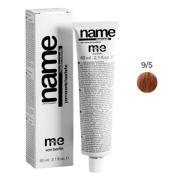 Краситель MeMademoiselle Me Name 9/5 светлый блондин красный, 60 мл Краситель MeMademoiselle Me Name 9/5 светлый блондин красный, 60 мл