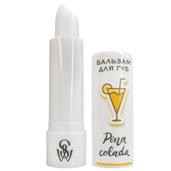 Бальзам для губ Shinewell со вкусом пина колада, 3,3 г