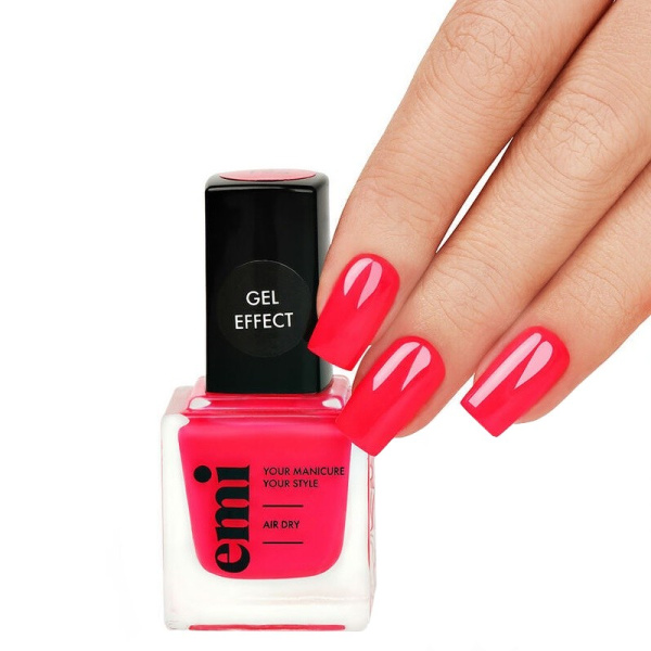 Лак ультрастойкий EM.I Gel Effect №196 притяжение, 9 мл