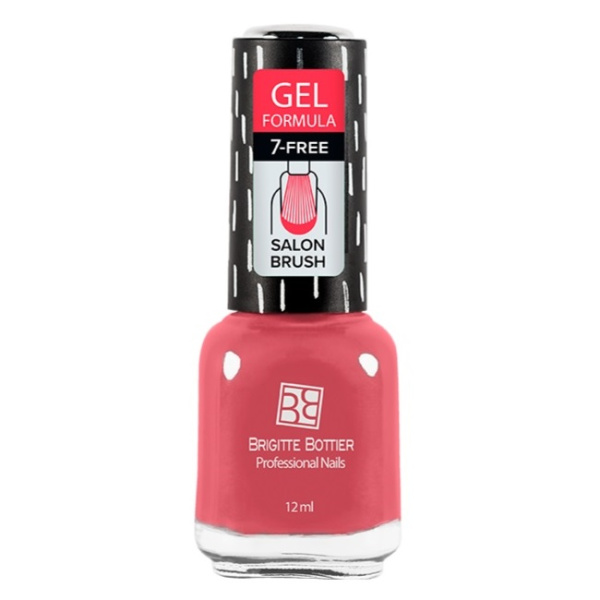 Лак для ногтей Brigitte Bottier Gel Formula, т. 33 ягодно-розовый, 12 мл