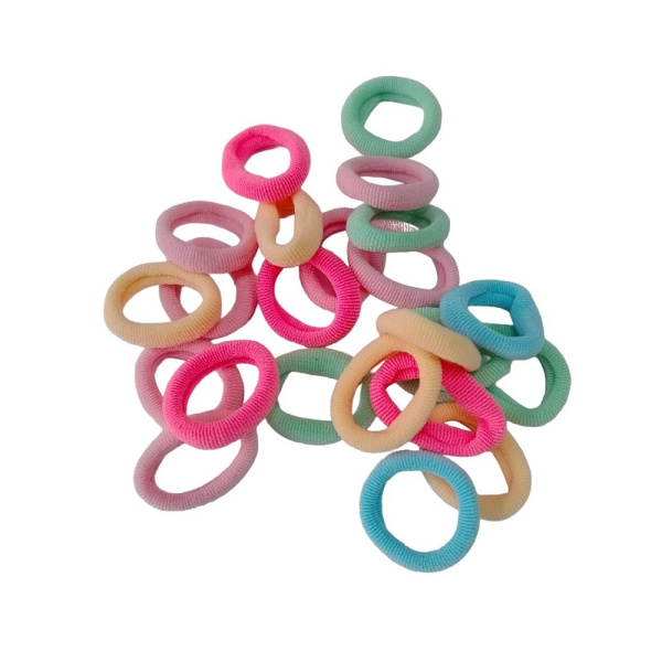 Набор резинок для волос, неоновые цвета (80 шт)