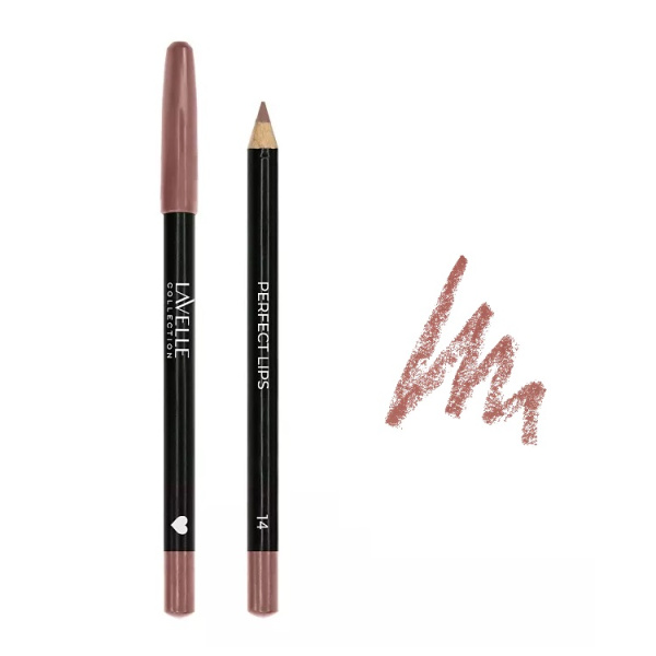 Карандаш косметический для губ Lavelle Collection LP15, т. 14 кофейно-розовый