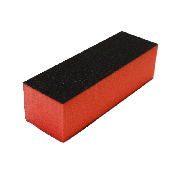 Баф трехсторонний Архитектор красоты 80/150/240 orange