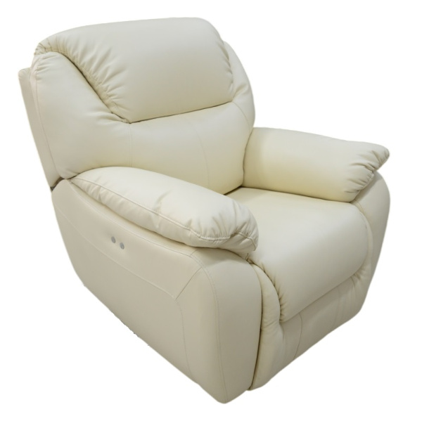 Кресло реклайнер электрическое 1 кат.,  молочный