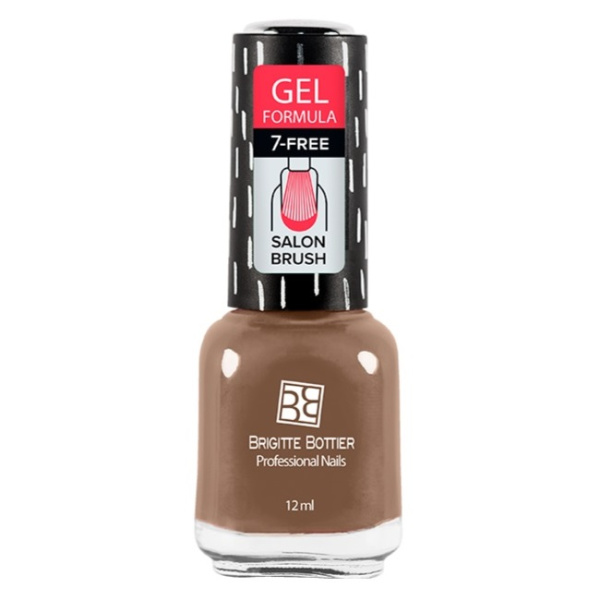 Лак для ногтей Brigitte Bottier Gel Formula, т. 52 шоколадный беж, 12 мл