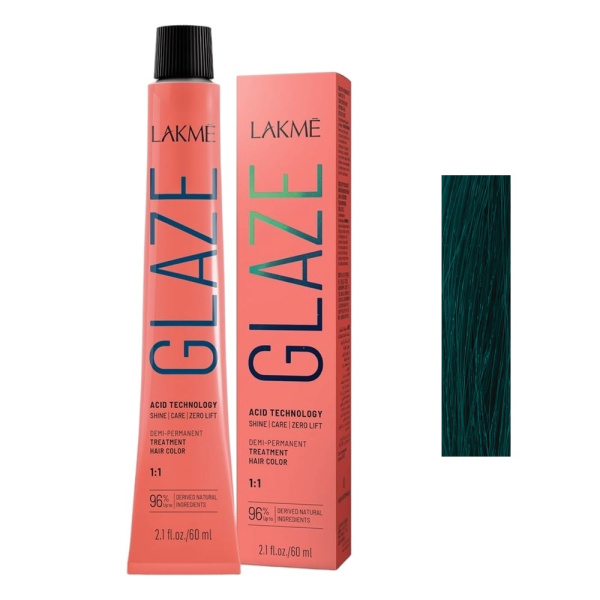 Краситель полуперманентный Lakme Glaze оттенок океан, 60 мл