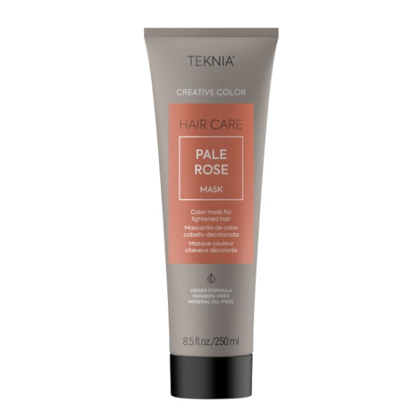 Маска тонирующая для придания цвета Lakme Pale Rose пудрово-розовый, 250 мл