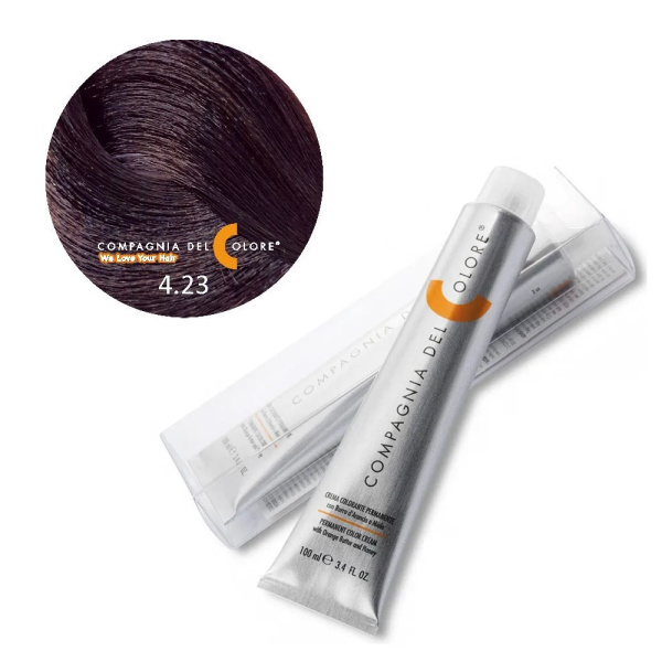 Крем-краска Del Colore 4/23 табак коричневый, 100 мл Крем-краска Del Colore 4/23 табак коричневый, 100 мл