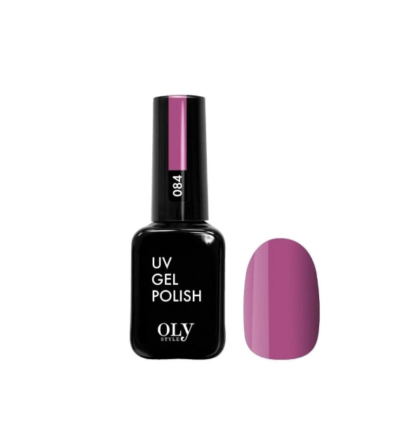 Гель-лак для ногтей Oly Style т. 084 светло-малиновый, 10 мл