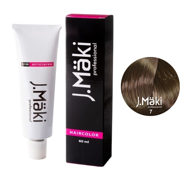 Краситель J.Maki 7.0 русый, 60 мл