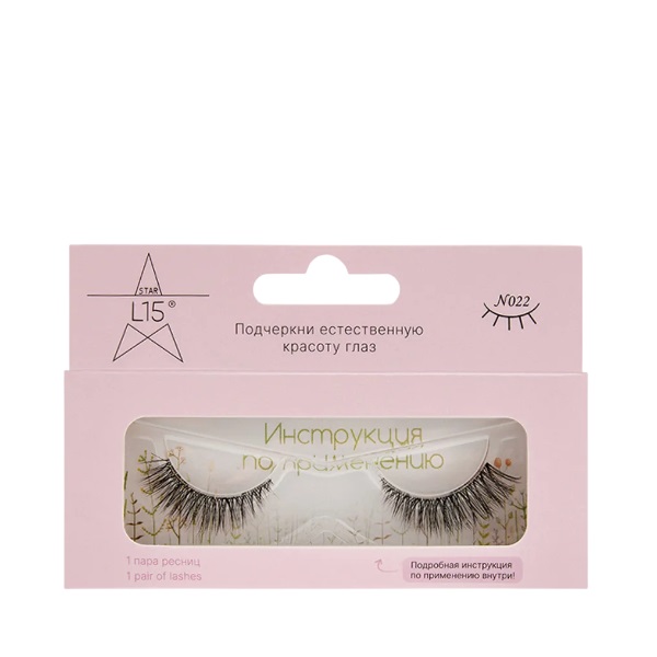 Накладные ресницы Star L15 N022