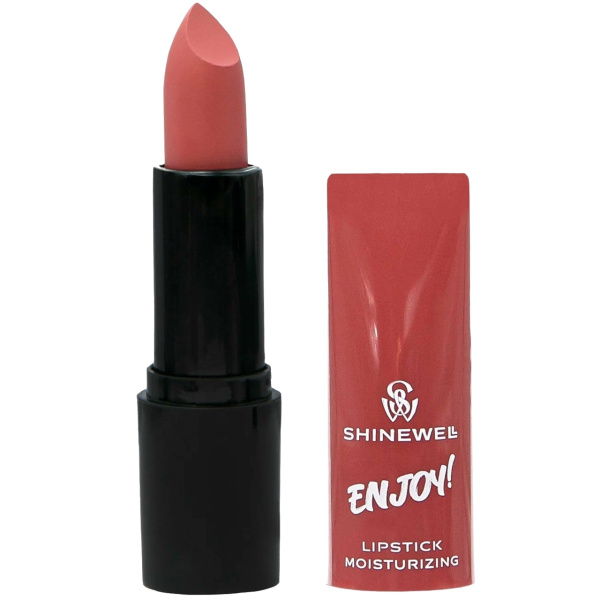 Помада увлажняющая для губ Shinewell Enjoy, т. 08 розовый, 3 г