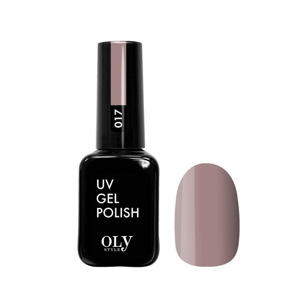 Гель-лак для ногтей Oly Style т. 017 кофе с молоком, 10 мл